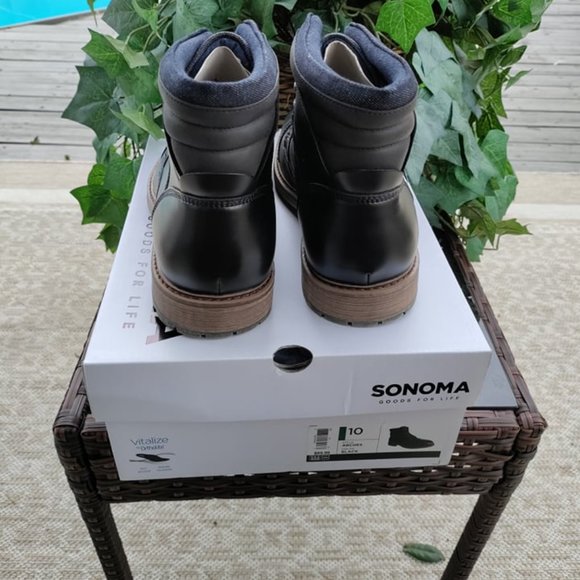 Sonoma Mens Black Boot - Picture 2 of 4